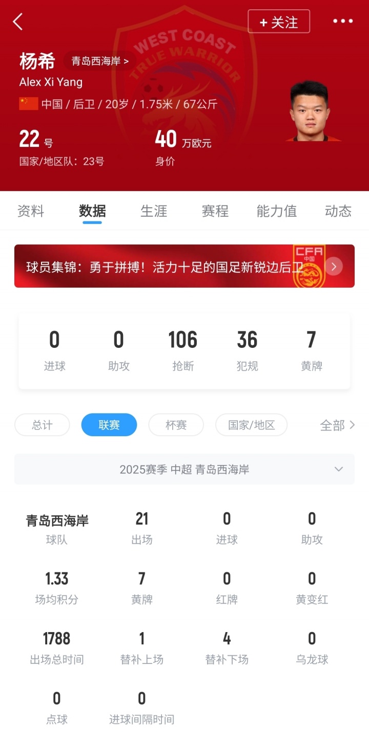 开云登录入口-直播吧独家：李昊基本确定留在西海岸，杨希很可能转投海港